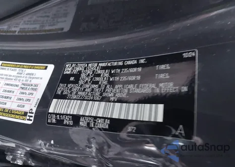 2025 Lexus Nx 350H Premium z USA, uszkodzony, nr VIN 2T2GKCEZ7SC041067